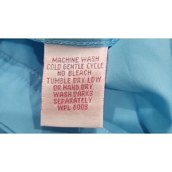 Panhandle Solid Pearlized Snap Turquoise Western Shirt Rodeo Women's Medium - Picture 12 of 13